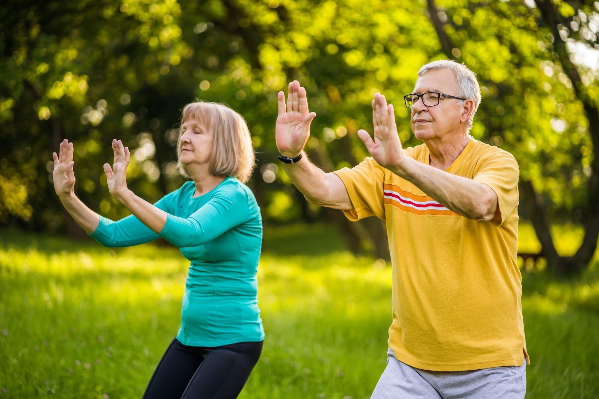 Practicing Tai Chi